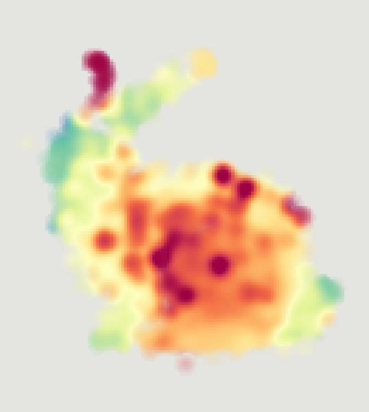Our reconstruction, rendered as a depth map